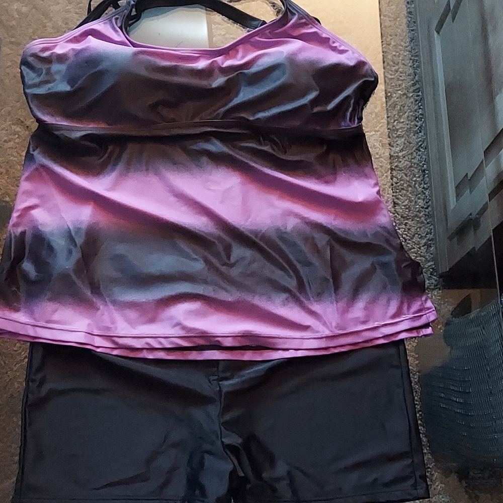 2 piece swimsuit, size large